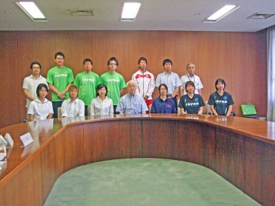 20130701デフリンピック選手団知事表敬訪問
